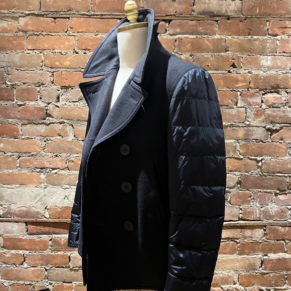 Moncler Hybrid Wool Body / Down-Quilted Sleeve Jacket - Picture 4 of 13